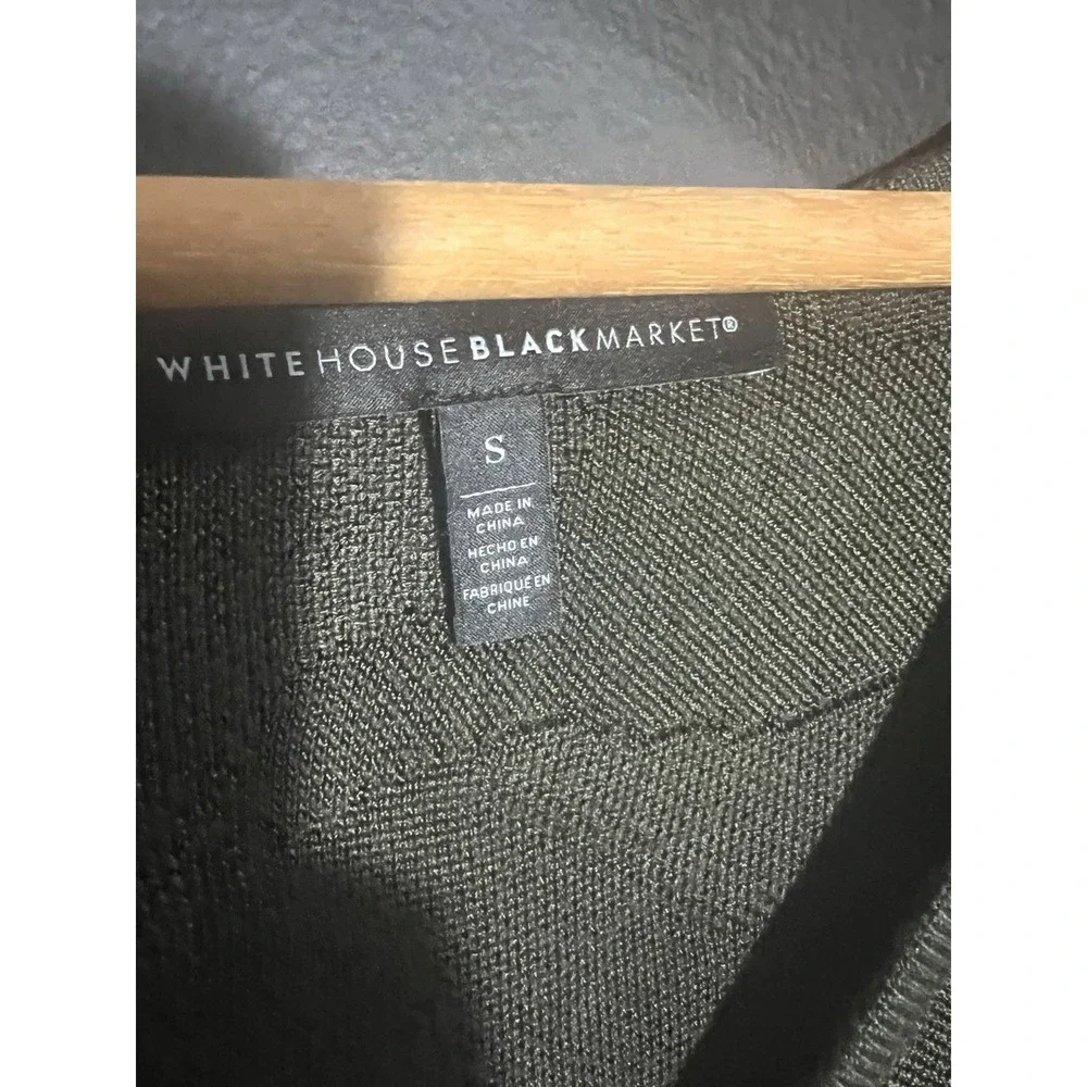 White House Black Market Olive Green Camo Tunic Sweater  Women's Size Small (D4)